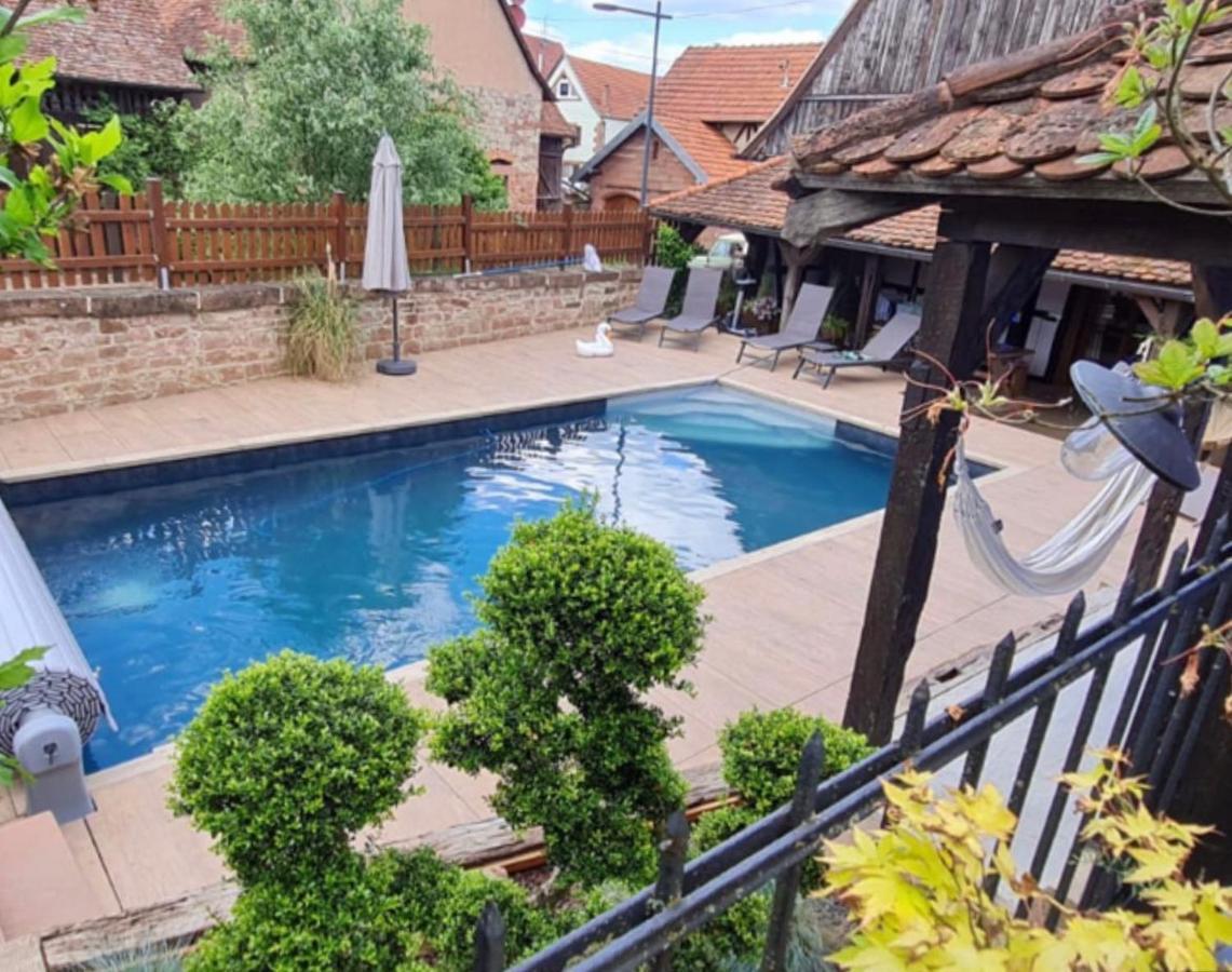 Le Clos Bleu - Gite Rural Schillersdorf Exteriér fotografie